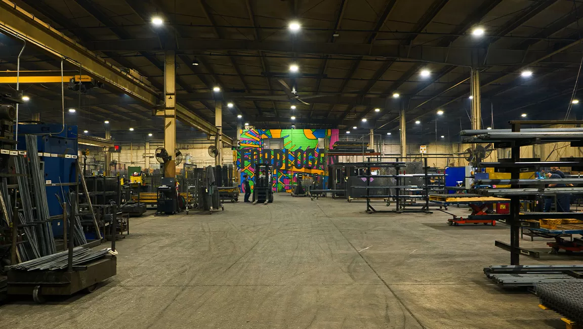 Industrial Warehouse Cantilever Racking Systems Metal Fabrication Company In Seymour Indiana