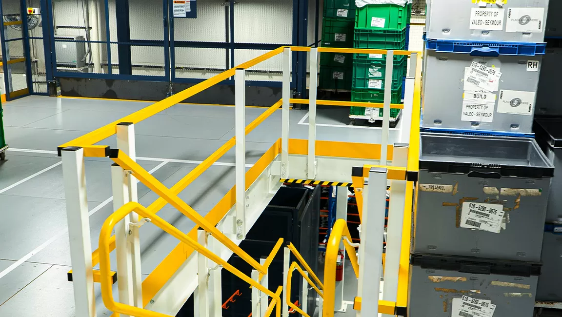 Industrial Warehouse Handrails Metal Fabrication Company In Seymour In