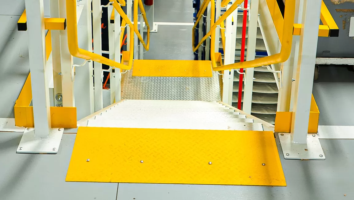 Industrial Warehouse Stairs & Ladders Metal Fabrication Company In Seymour In
