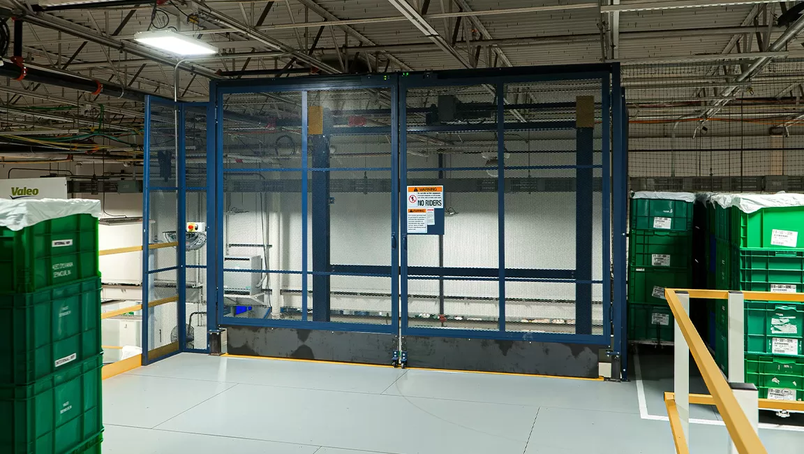 Industrial Warehouse Vertical Material Lifts Company In Seymour In