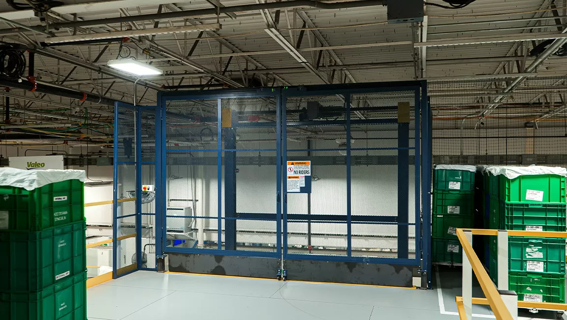 Industrial Warehouse Vertical Material Lifts Company In Seymour In